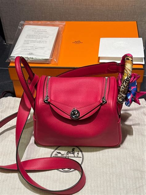 hermes mini lindy framboise